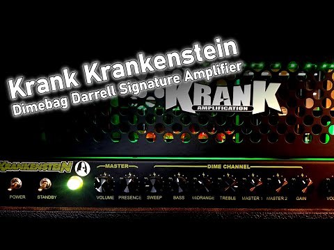 KRANK KRANKENSTEIN / Full-Mix- & Playthrough-Demo (Dimebag Darrel Signature Amp)