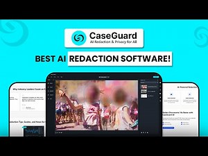CaseGuard Review - The Best AI Tool For Audio, Video, & Document Redaction