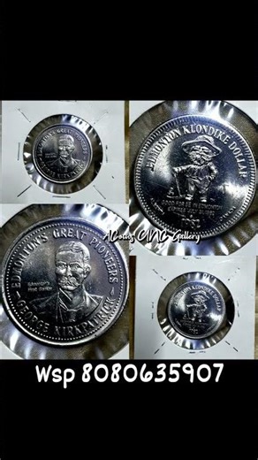 George Kirkpatrick - Edmonton's First Banker CANADA Klondike Dollar -