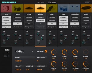 Drum Synth by AIR Music Technology - Drum Machine Plugin VST VST3 Audio Unit AAX
