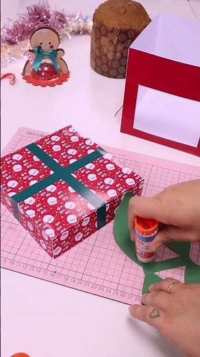 Como hacer cajas para pan dulce 🎄🎁