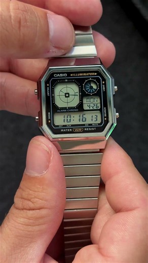 The Casio A130WE-1A feels like a watch from the future imagined in the past.