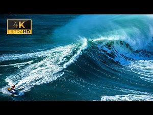 Aesthetic Background Video | Trending HDR Video Blue | 4K Nature Video Ultra HD Sea Beach & World