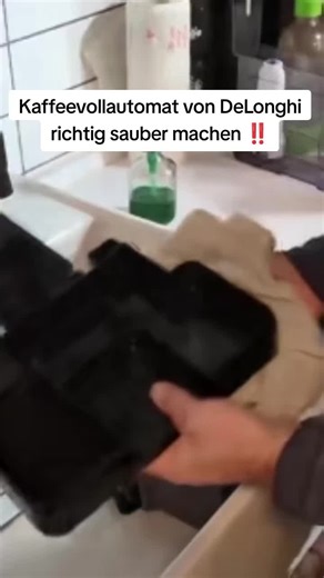 Kaffeevollautomat von DeLonghi richtig sauber machen