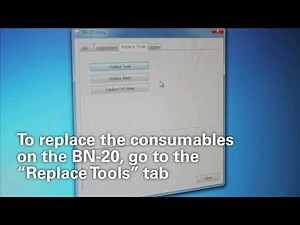 VersaSTUDIO BN-20— Part 17 An Explanation of the Replace Consumables Tools Tab