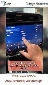 Hidden ADAS Settings Inside the Lexus RZ450e | Driver Assist & Collision Mitigation