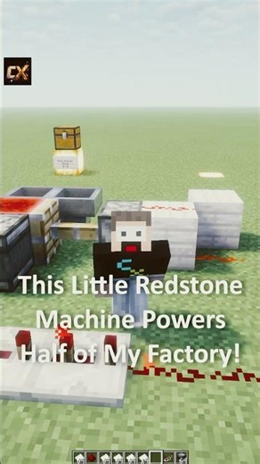 This Tiny Redstone Machine Powers Half My Factory!