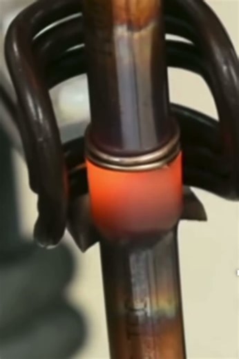 Induction brazing of copper pipes | ARTEM REGART #induction #copper #pipe