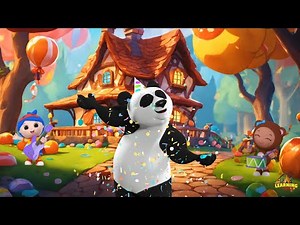 🐼🎉✨ The Panda Song | Nursery Rhymes & Kids Songs