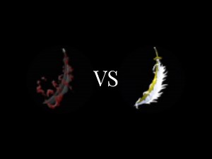 Project Slayers: Which katana is better? Champion or Tier 3 Devour? Akaza set, dev set, droprate set