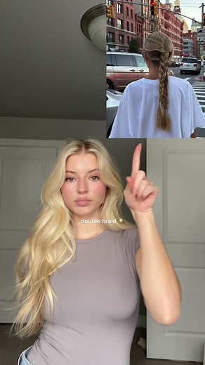 Double Plait Hairstyle Tutorial: Braids for Bangs