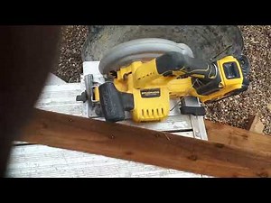 Cutting tenon on aris rail with circular saw in under a minute
