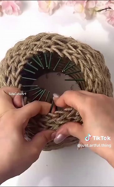 How to Make a DIY Woven Storage Basket