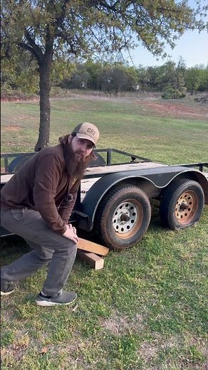 The FASTEST Way To Change A Trailer Tire Without A Jack