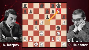 Chess Masterpieces: Karpov vs. Huebner, 1982