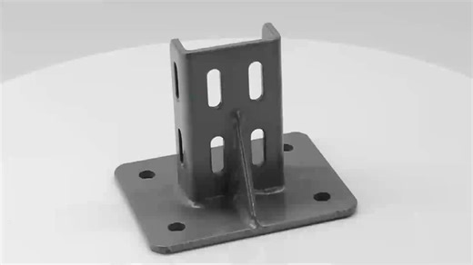 China Manufacturer  7205 40*80mm 4080mm MSR Fixed Base 4080 Floor Mount Base Plates for Aluminum Profile