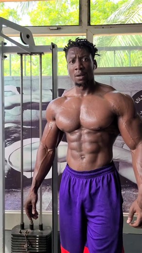 200K views · 24K reactions | At 6'1", 202 lbs., 30 years of and lifetime natural, Caleb Amouzou says, "Literally this is the leanest I have ever been. Been feeling so overpowered lately, so I feel like I can do anything!" Musclemania.com | Musclemania | Facebook