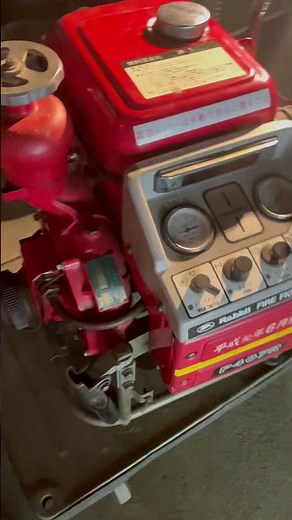 Rabbit ラビット 消防ポンプ P407R エンジン始動可