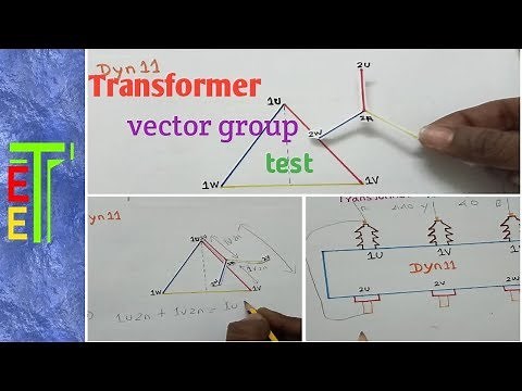 Transformer vector group test