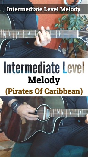 Intermediate Level Guitar Melody - Pirates of Caribbian | Learn Guitar with Aman Verma