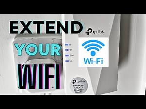 EXTEND YOUR WIFI - EASY!! (TP Link AX1800 Dual Band Wi Fi 6 Range Extender)