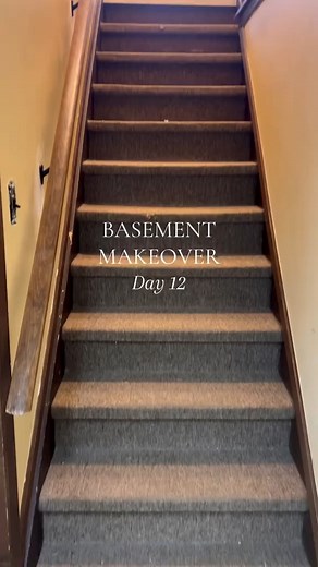 70K views · 579 reactions | The stairs are done!! ✅ This was such a fun and beginner friendly home project, and it turned out exactly as I hoped it would. The goal for our basement makeover is to spend as little money as possible, while using up ~ | Onemoreproject | Facebook