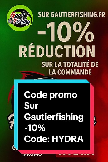 Promotion de pêche avec Gautier Fishing