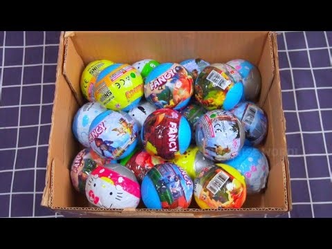 Egg Toys Surprise Opening Kinder No Talking No Music