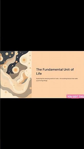 “From a tiny cell to a complete organism 🧬Class 9 Biology: ‘Cell–The Fundamental Unit of Life'.