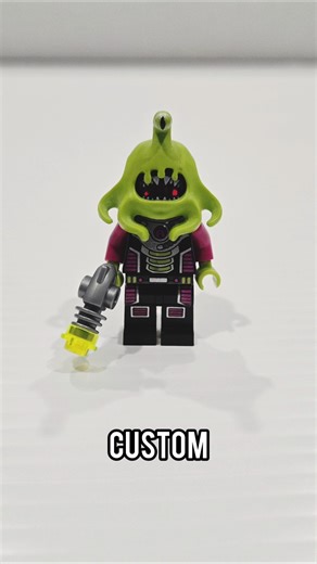 Custom Lego Alien Conquest Facehugger Minifigure #lego #space #alien #custom #minifigures