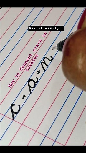 How to Write “can” Neatly ✍️ | Easy Cursive Handwriting Tips for Beginners