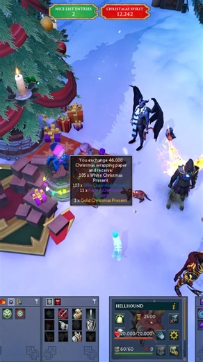 146K WRAPPING PAPER for a GOLDEN PRESENT – SANTA HAT?! (RS3)