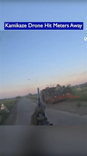 Russian Soldiers Saved from Kamikaze Drone Attack by Drone Detector!