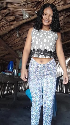 Rural Living: A Woman's Stylish Outfit in Nature