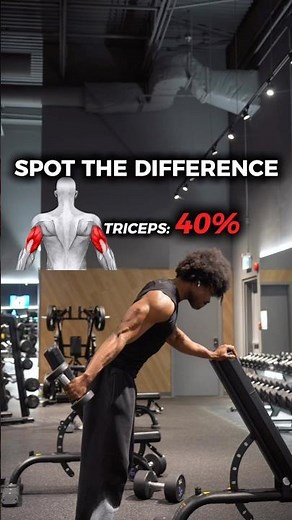 How to actually grow your triceps with dumbbell kickbacks #tricepskickback #tricepsexercise