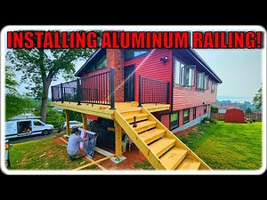 Installing The Black Aluminum Trex Select Railing!
