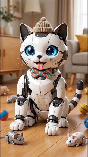 Why Japan is Obsessed With Robot Cats (And I Built One) #futuretech #technology #shorts #robotics