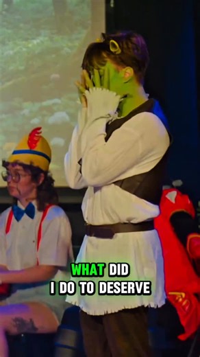 Drunk Lady Productions 💃 on Instagram: "Shrek + Donkey = 💚 What did I do to deserve Drunk Shrek on YouTube 💃🎶 Shrek… Jack Newsome 🧅 Fiona… Lady Adelaide 💚 Donkey… Chanse McCrarry 🫏 Lord Farquaad… Liam K Sullivan 👑 Pinocchio… FunkyFrogBait 🐸 Dragon… Maeve Riley 🐉 Gingy… Fay Kanevsky 🧚‍♀️ Host… Tessa Netting 🧙‍♀️ Sign Master… Jackie Emerson 🪧 Green Morphsuit… Jeremy Alvarez 🧑‍🎤 Green Morphmoose… Trevor Goober 🫎 White Rabbit…. Gretchen Freihon 🐰 Knight w/ Phone… Jackie Wegwerth🛡️