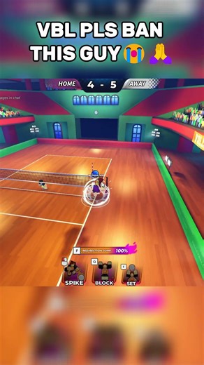 NICE HACKS MAN💔 #roblox #robloxshorts #volleyballlegends #shorts