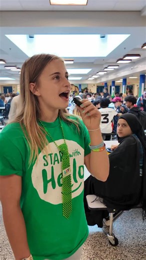 👋💛 Start with hello! PWCS schools participated in Start With Hello Week, a national annual event dedicated to making new social connections and creating a sense of belonging among youth. | Prince William County Public Schools