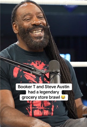 WWE Hall of Famer Booker T looks back on the hilarious grocery store brawl with Steve Austin #BookerT #SteveAustin #wwe #wrestling