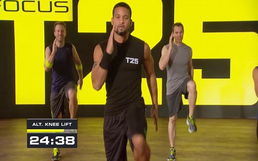 FOCUS T25 WORKOUT 每天25分钟有氧减肥健身操视频教程 第一阶段