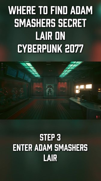 Adam Smasher's Secret Hideout in Cyberpunk 2077