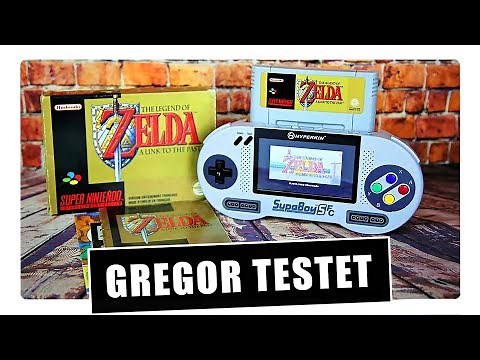 Gregor testet Supaboy SFC, das Super Nintendo-Handheld für Unterwegs (Review / Test)