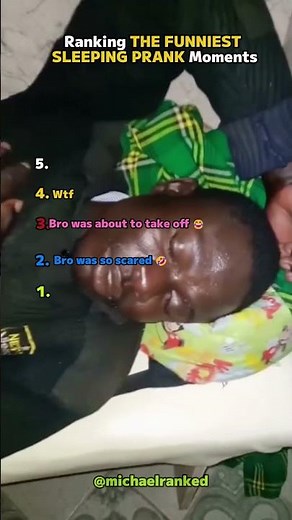 Ranking THE FUNNIEST SLEEPING PRANK Moments