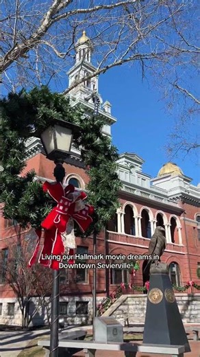 Downtown Sevierville during Christmas 🎄