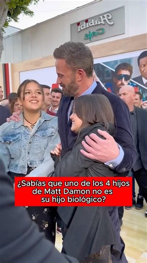 ¿Sabías que uno de los 4 hijos de Matt Damon no es su hijo biológico?