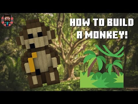 How to Build a Monkey in Minecraft!!