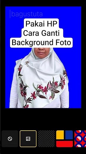 Pakai HP, Tutorial Cara Ganti Background Foto Biru Untuk Sim Online Digital Korlantas