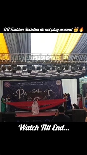 This dramatic reveal at DCAC Panghat gave me chills 🤯✨ #collegefest